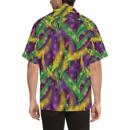 Mardi Gras Pattern Print Design 09 Men's Hawaiian Shirt