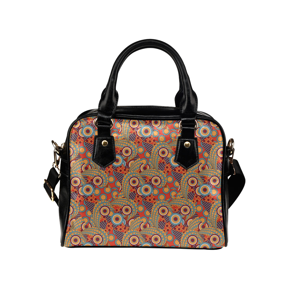 African Pattern Print Design 06 Shoulder Handbag