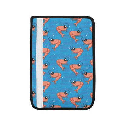 Prawn Cute Pattern Print Design 03 Car Seat Belt Cover