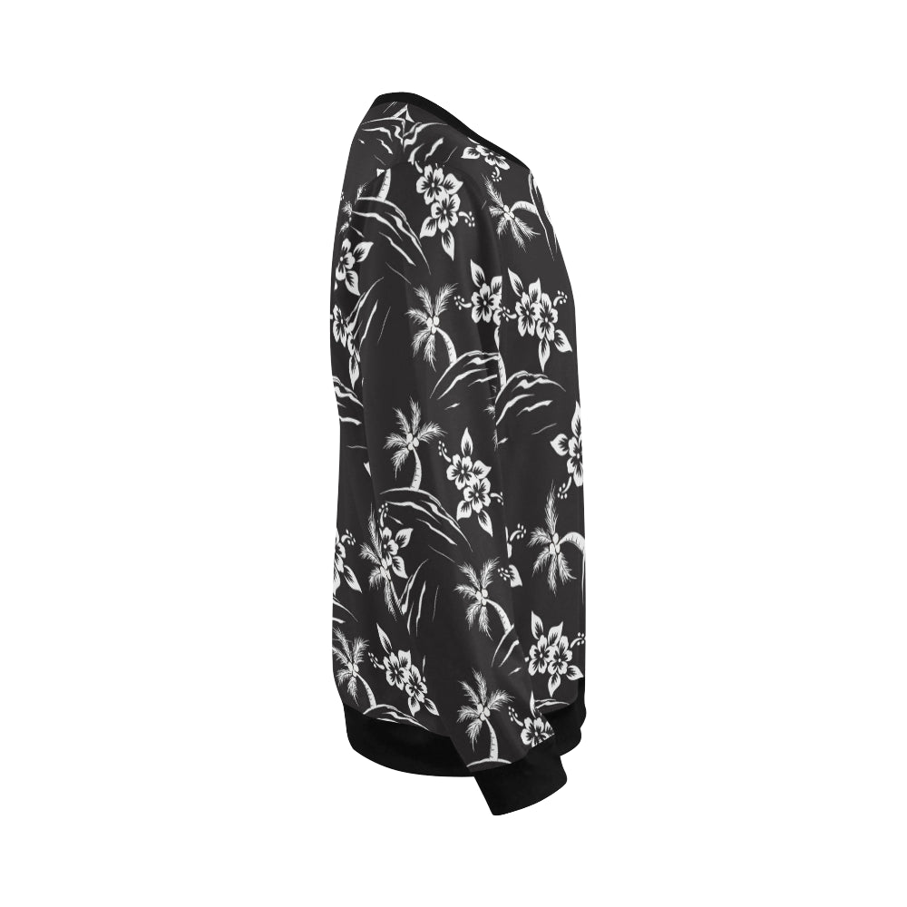 Palm Tree Pattern Print Design PT02 Men Long Sleeve Sweatshirt