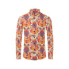 Ganesha Indian Pattern Print Design 02 Men's Long Sleeve Shirt