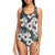 Anemone Pattern Print Design AM02 Women Swimsuit