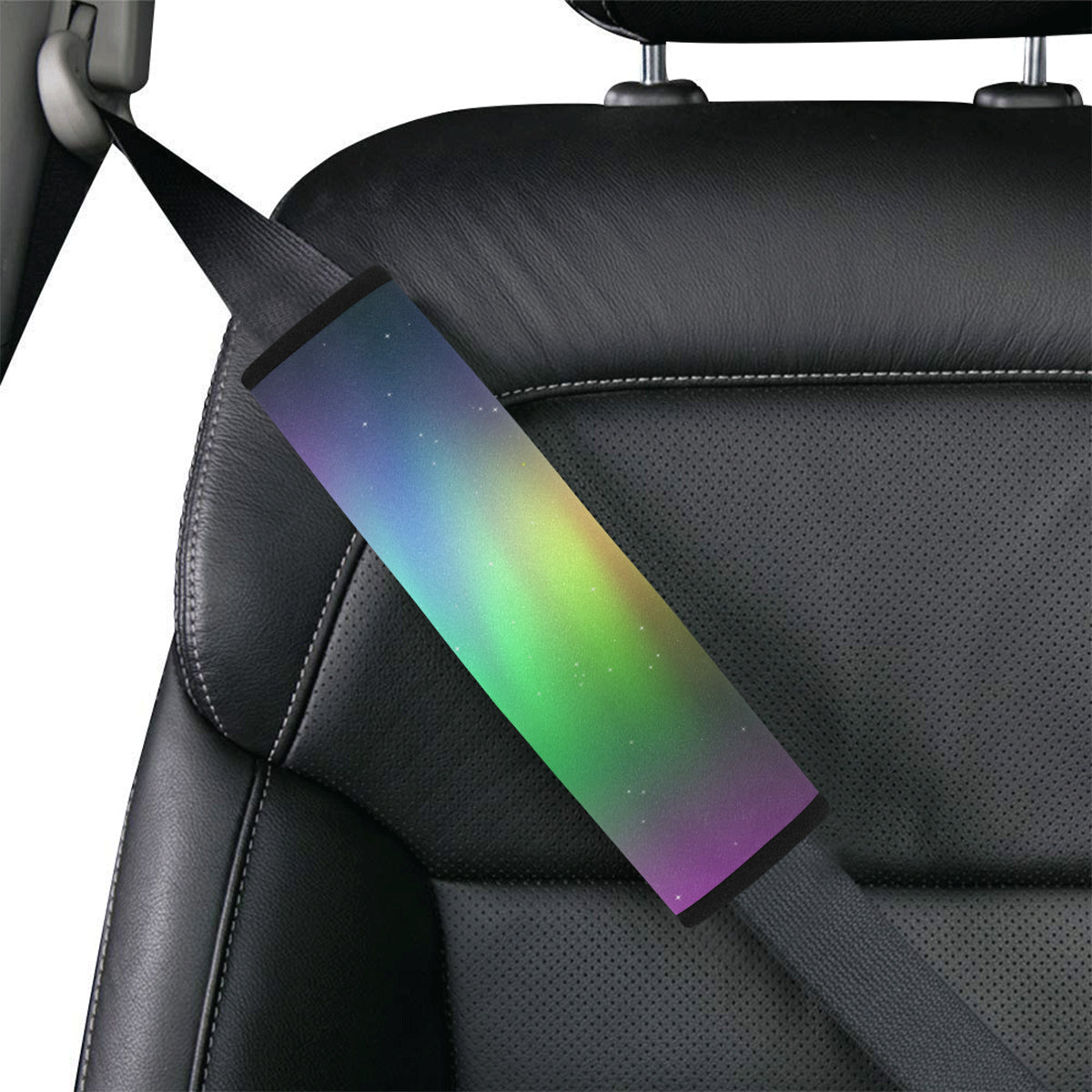 Aurora Borealis Pattern Print Design 03 Car Seat Belt Cover