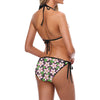 Pink Plumeria Pattern Print Design PM019 Bikini