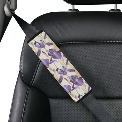 Iris Pattern Print Design IR02 Car Seat Belt Cover
