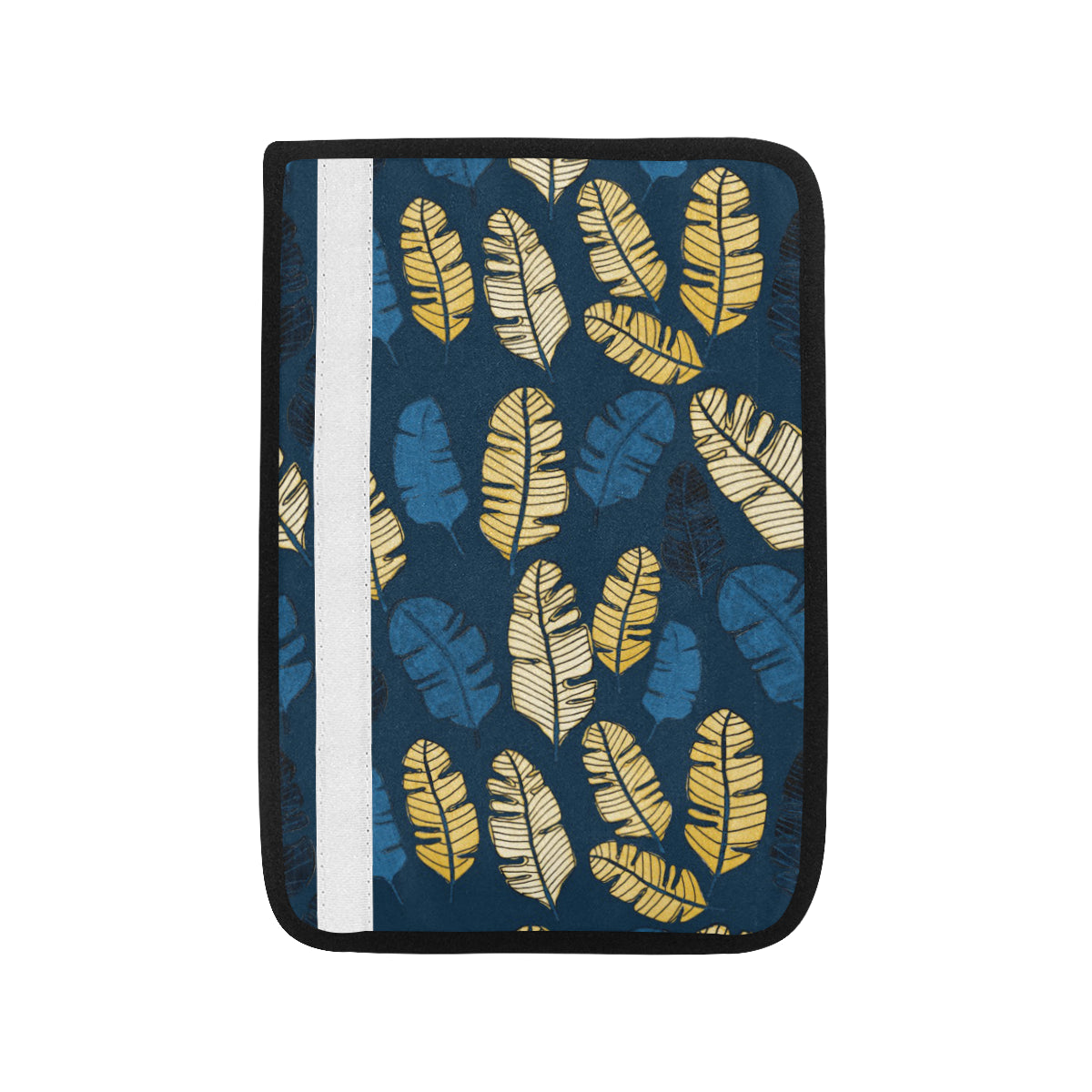 Banana Leaf Pattern Print Design BL09 Car Seat Belt Cover