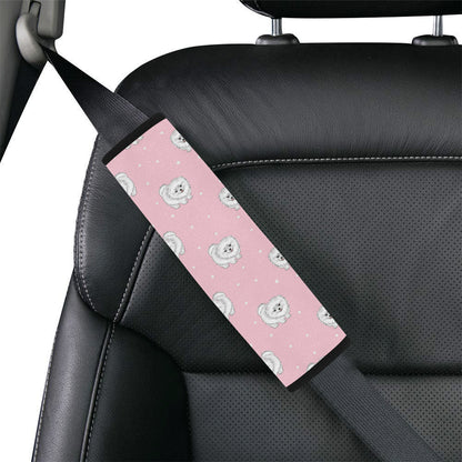 Pomeranians Pattern Print Design A02 Car Seat Belt Cover
