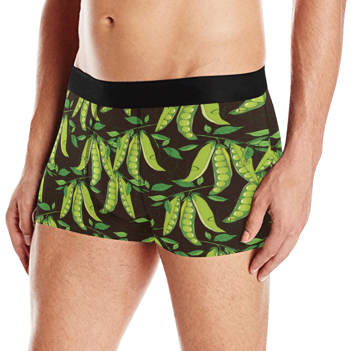 Peas Pattern Print Design A03 Men's Boxer Briefs