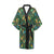 Rooster Pattern Print Design A01 Women's Short Kimono