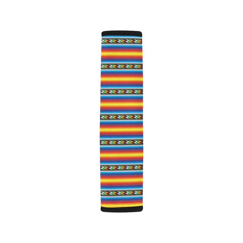 Mexican Blanket ZigZag Print Pattern Car Seat Belt Cover