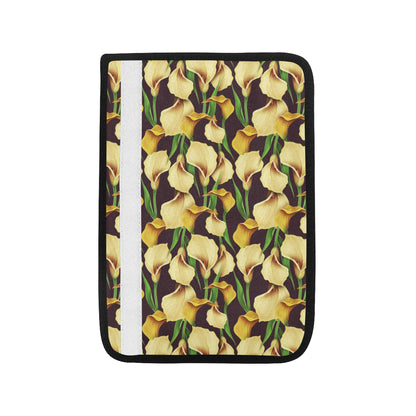 Lily Pattern Print Design LY013 Car Seat Belt Cover