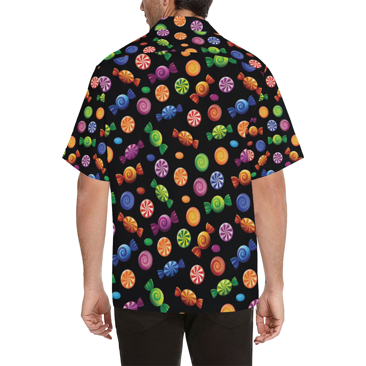 Candy Pattern Print Design 01 Men's Hawaiian Shirt