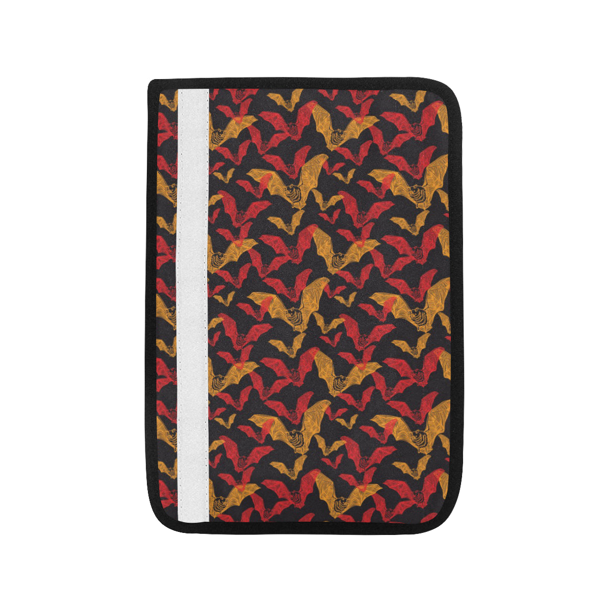 Bat Pattern Print Design 01 Car Seat Belt Cover