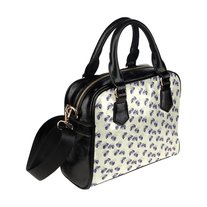 Bee Pattern Print Design 02 Shoulder Handbag