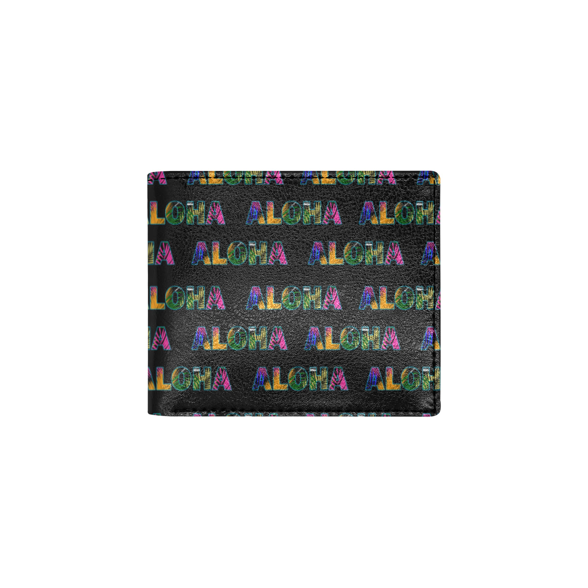 Aloha Hawaii Neon Men's ID Card Wallet