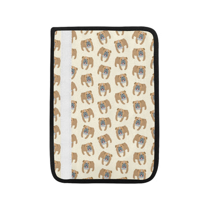 Bulldogs Pattern Print Design 01 Car Seat Belt Cover