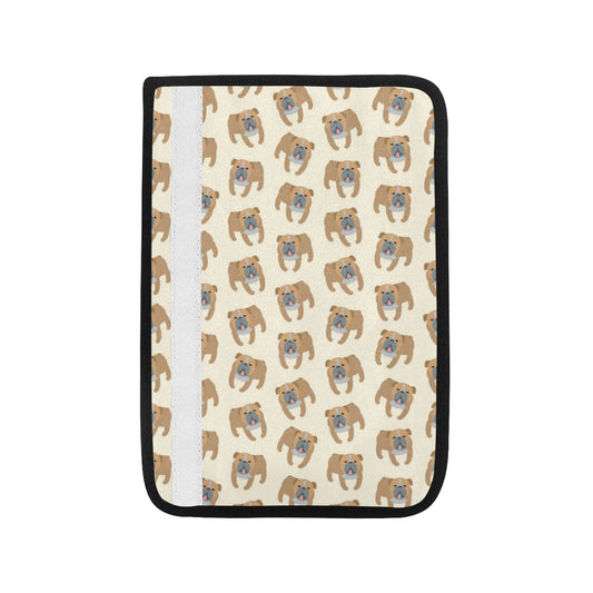 Bulldogs Pattern Print Design 01 Car Seat Belt Cover