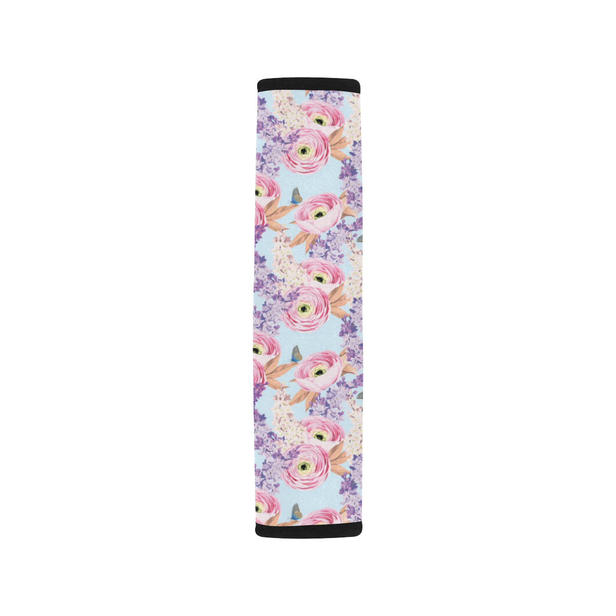 Lilac Pattern Print Design LI03 Car Seat Belt Cover