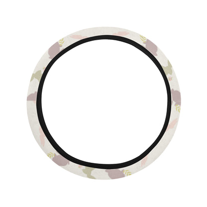 Bunny Pattern Print Design 05 Steering Wheel Cover with Elastic Edge