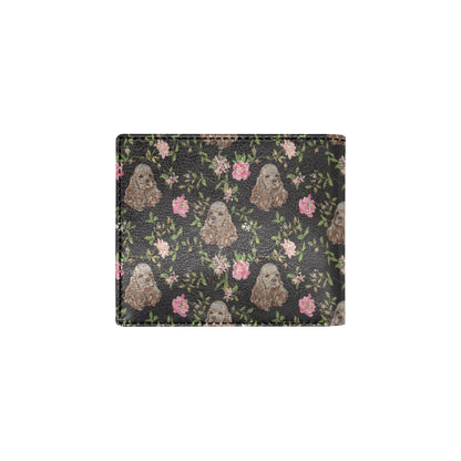 Cocker Pattern Print Design 03 Men's ID Card Wallet