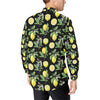 Lemon Pattern Print Design LM02 Men's Long Sleeve Shirt