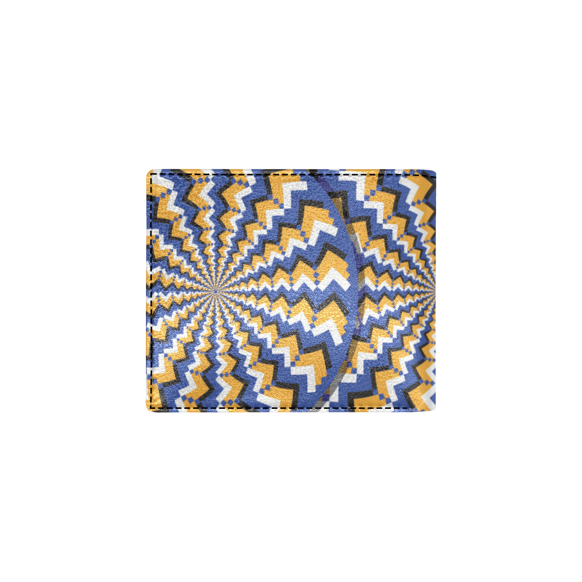 Optical illusion Pattern Print Design A01 Men's ID Card Wallet