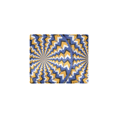 Optical illusion Pattern Print Design A01 Men's ID Card Wallet