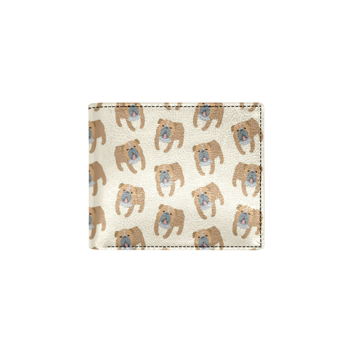 Bulldogs Pattern Print Design 01 Men's ID Card Wallet