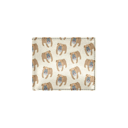 Bulldogs Pattern Print Design 01 Men's ID Card Wallet
