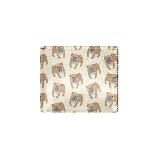 Bulldogs Pattern Print Design 01 Men's ID Card Wallet