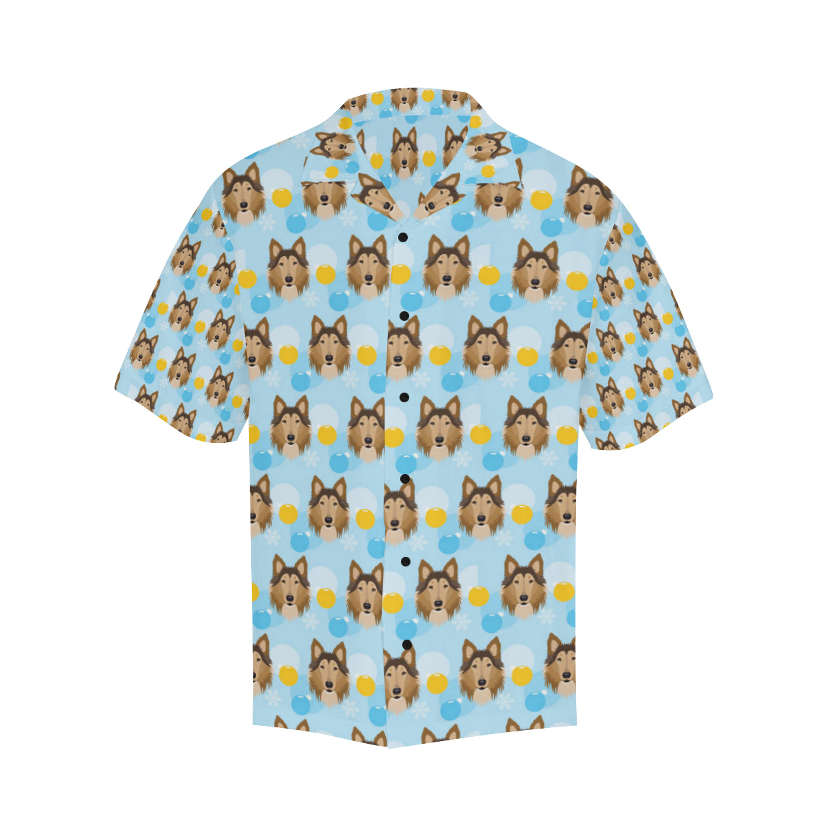 Collies Pattern Print Design 02 Men's Hawaiian Shirt