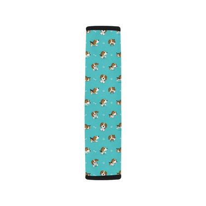 Beagle Pattern Print Design 05 Car Seat Belt Cover