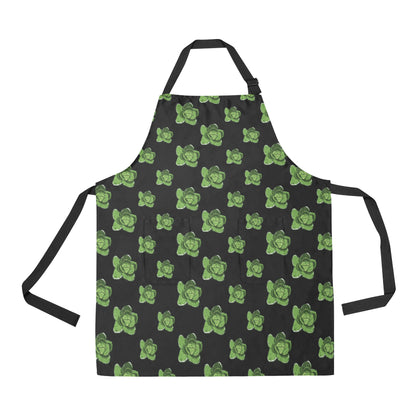 Cabbage Pattern Print Design 03 Apron with Pocket