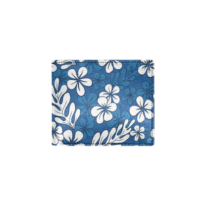 Plumeria Pattern Print Design PM015 Men's ID Card Wallet