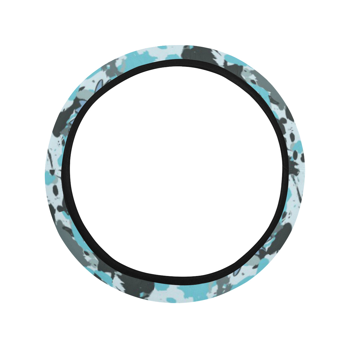 Carnations Pattern Print Design CN04 Steering Wheel Cover with Elastic Edge