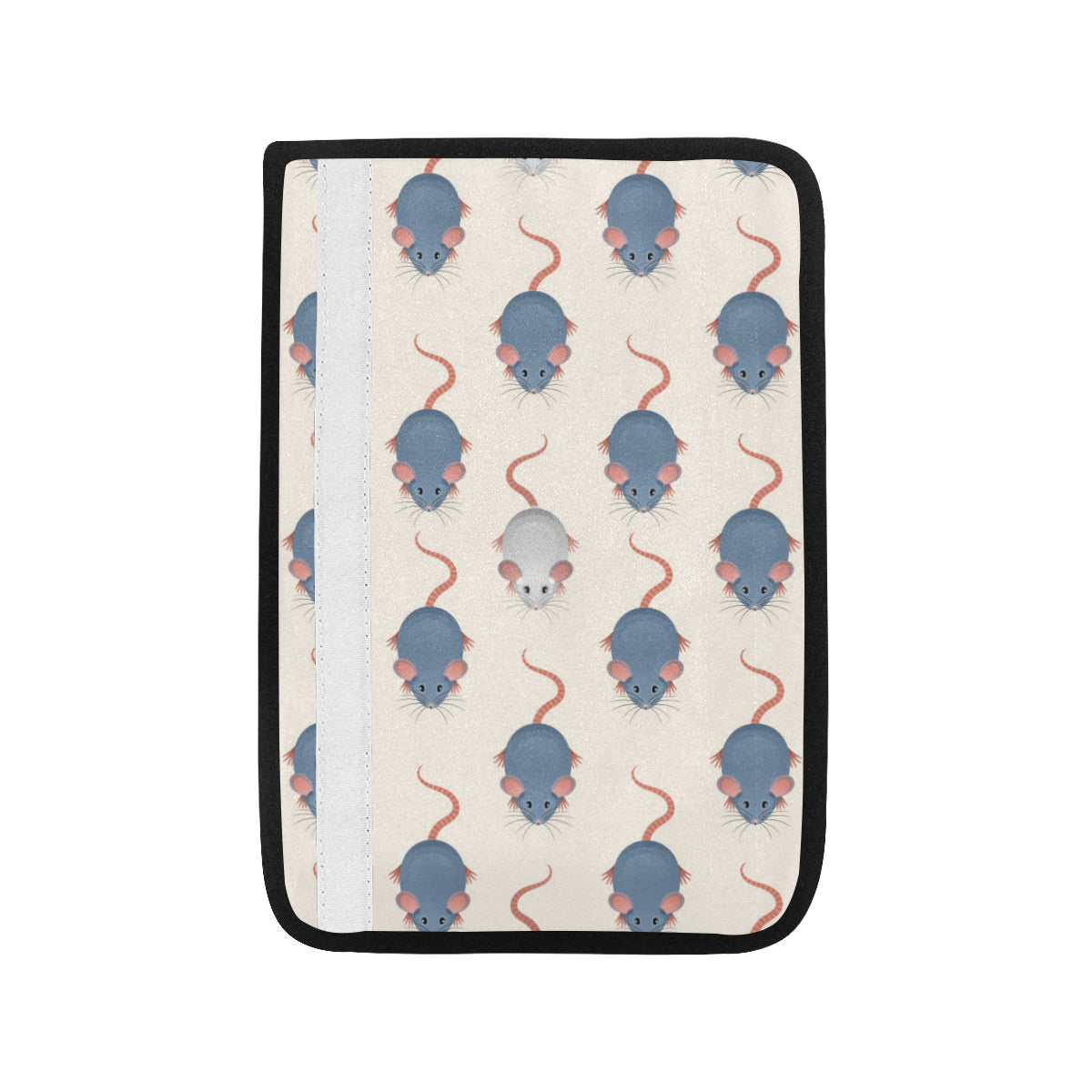 Rat Pattern Print Design 03 Car Seat Belt Cover