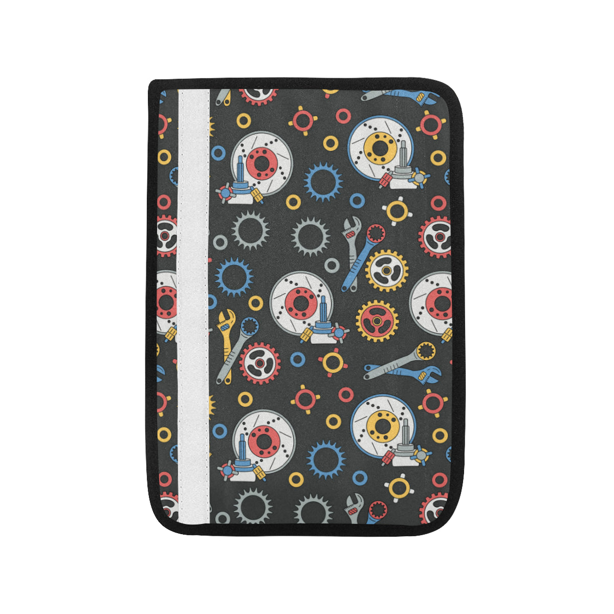 Mechanic Pattern Print Design 01 Car Seat Belt Cover