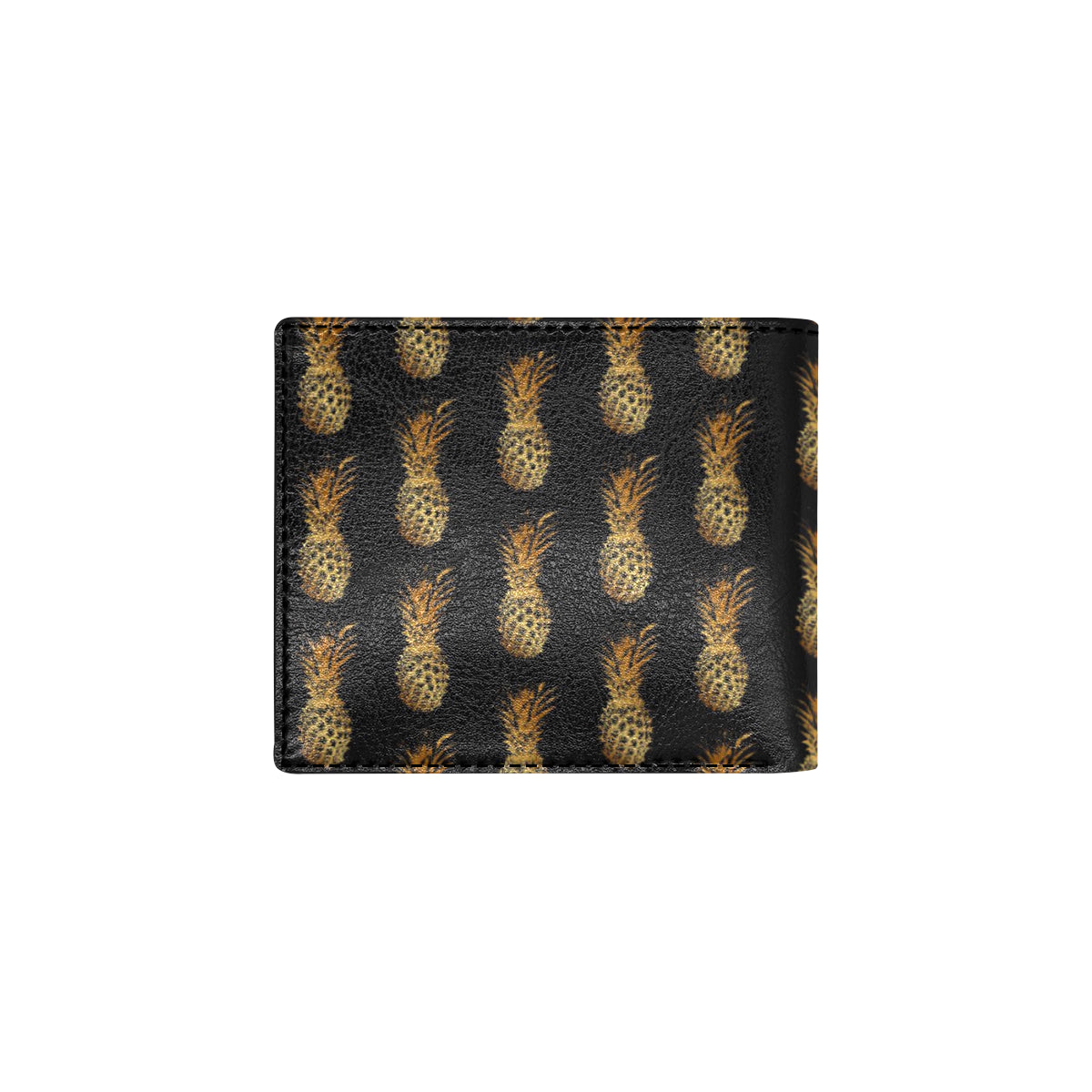 Pineapple Pattern Print Design A02 Men's ID Card Wallet