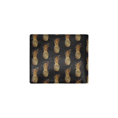 Pineapple Pattern Print Design A02 Men's ID Card Wallet
