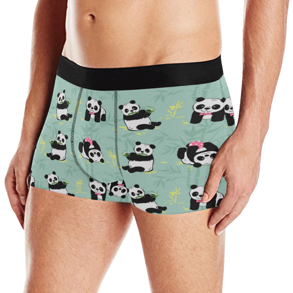 Panda Pattern Print Design A05 Men's Boxer Briefs – JorJune