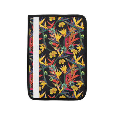 Bird Of Paradise Pattern Print Design BOP016 Car Seat Belt Cover