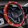 Grapefruit Pattern Print Design GF05 Steering Wheel Cover with Elastic Edge