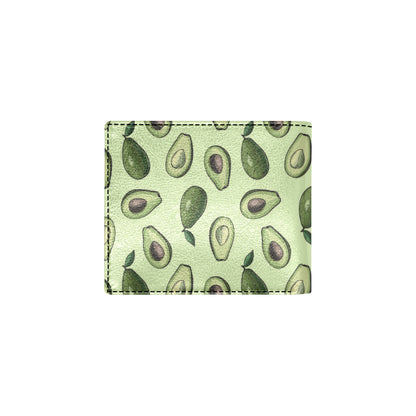 Avocado Pattern Print Design 02 Men's ID Card Wallet