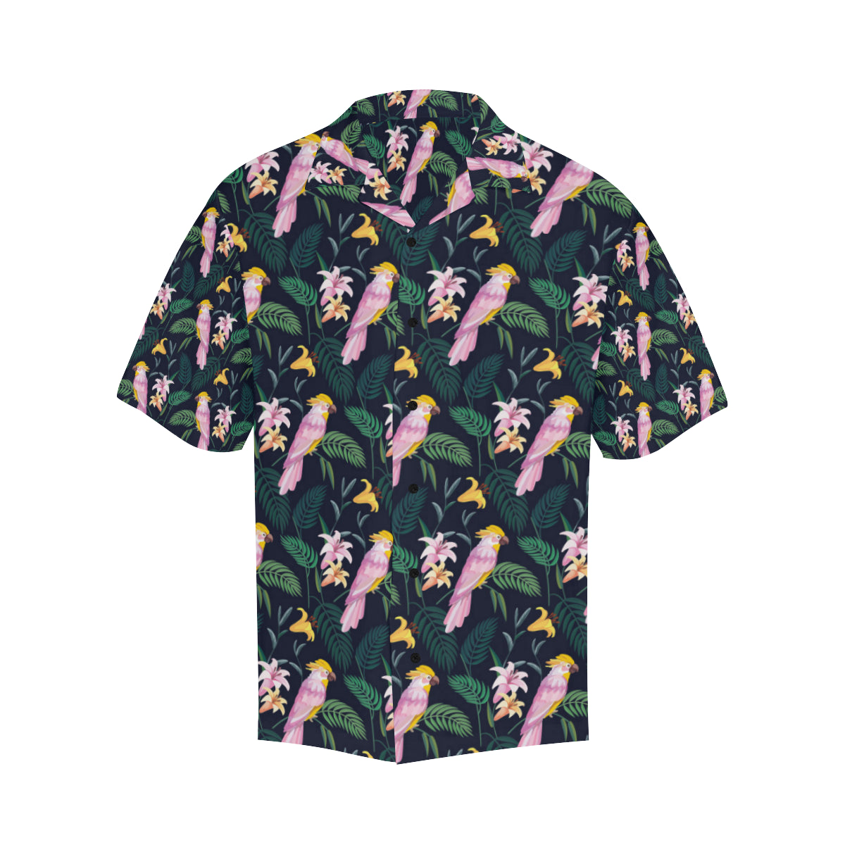 Cockatoo Pattern Print Design 03 Men's Hawaiian Shirt