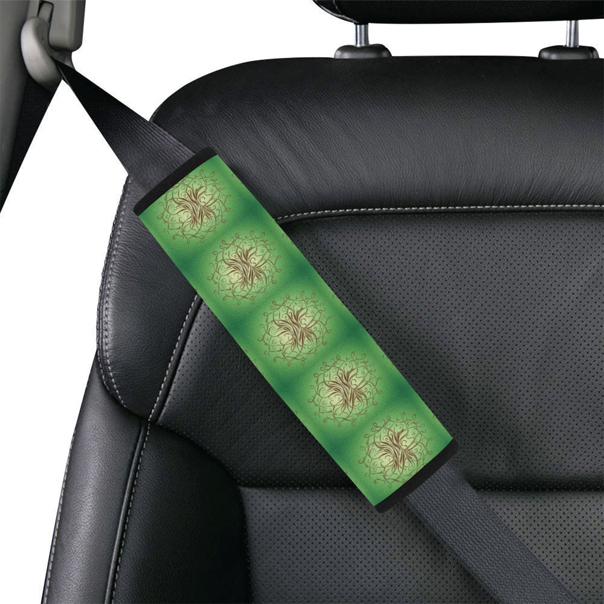 Celtic Pattern Print Design 05 Car Seat Belt Cover