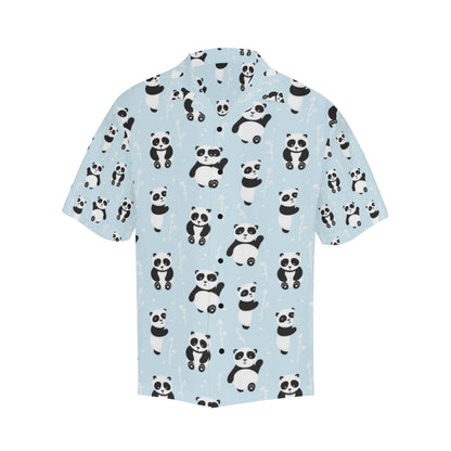 Panda Pattern Print Design A01 Men's Hawaiian Shirt