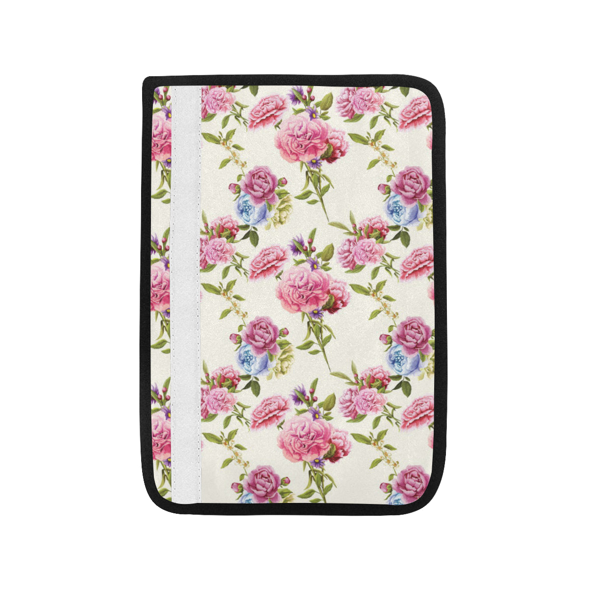 Carnations Pattern Print Design CN02 Car Seat Belt Cover
