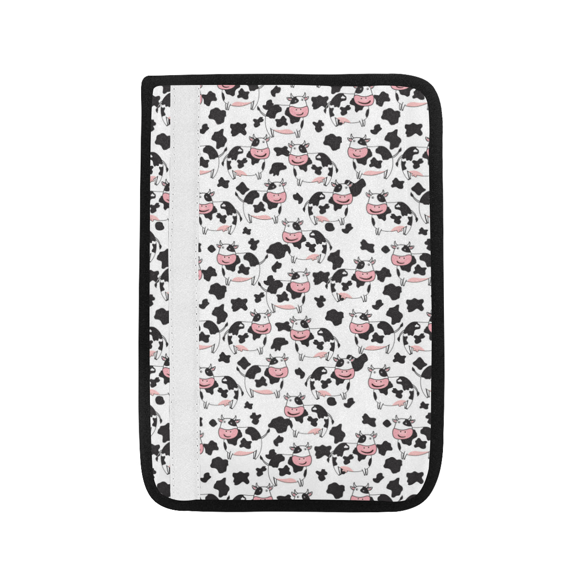 Cow Pattern Print Design 02 Car Seat Belt Cover