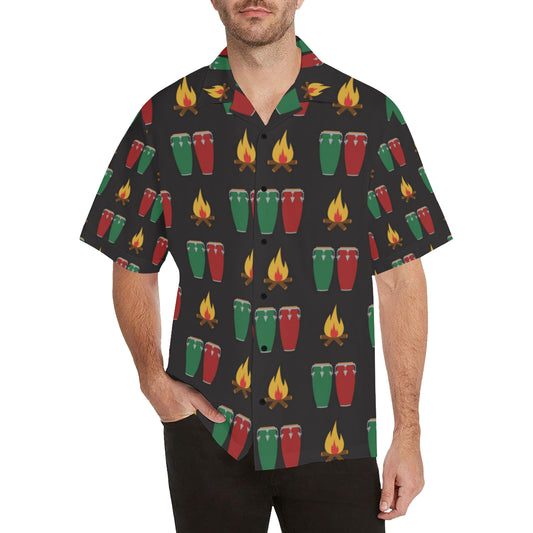 Conga Pattern Print Design 01 Men's Hawaiian Shirt