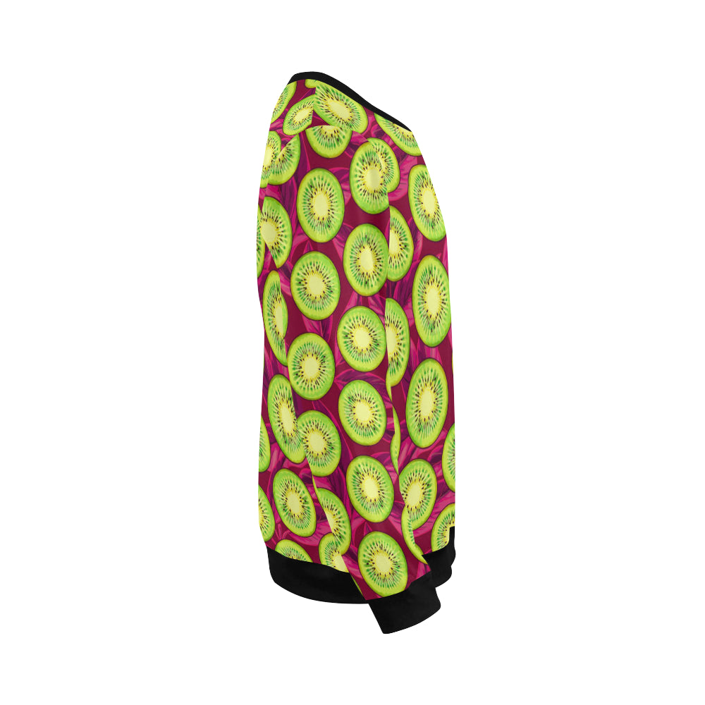 Kiwi Pattern Print Design KW05 Men Long Sleeve Sweatshirt